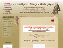 Tablet Screenshot of czwartkoweobiadyudiabetykow.pl